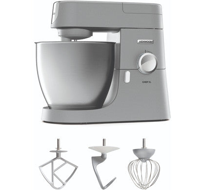 Kenwood Chef Titanium XL Stand Mixer 6.7L 1200W KVL4100S in silver – available at Keans Claremorris