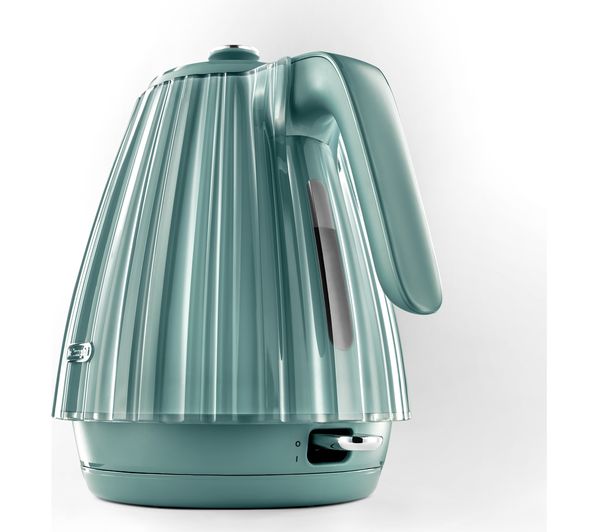 Delonghi Ballerina Green Jug Kettle KBD3001.GR - Stylish electric kettle, 1.7L capacity, available at Keans Claremorris