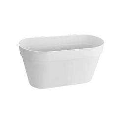 Loft Urban Green Wall Duo 28cm white recyclable plant pots with water reservoir, durable design by Keans Claremorris.