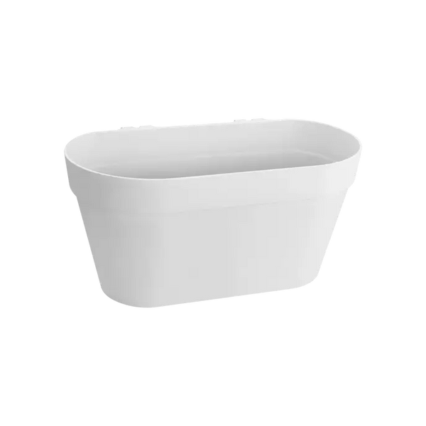 Loft Urban Green Wall Duo 28cm white recyclable plant pots with water reservoir, durable design by Keans Claremorris.