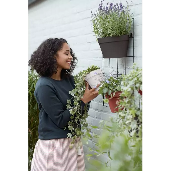 Loft Urban Green Wall Duo 28cm White decorative plant panel, modern indoor greenery – Keans Claremorris