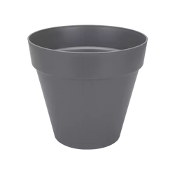 Loft Urban Round Wheels 50cm anthracite planter with water reservoir, invisible wheels, recycled plastic – Keans Claremorris.