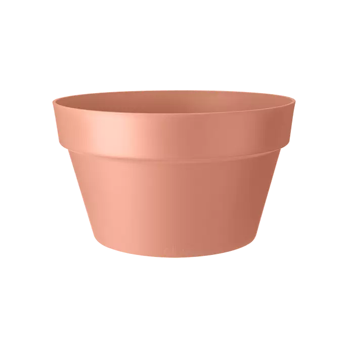 Loft Urban Bowl 35cm Delicate Pink planter with built-in water reservoir, recycled plastic, 100% recyclable – Keans