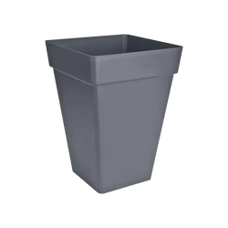 Loft Urban Square High 37cm Anthracite planter with water reservoir, recycled plastic, 100% recyclable – Keans Claremorris