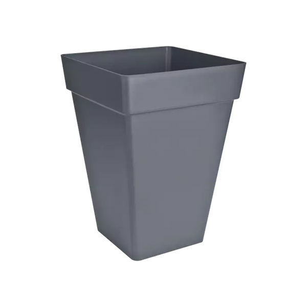 Loft Urban Square High 37cm Anthracite planter with water reservoir, recycled plastic, 100% recyclable – Keans Claremorris