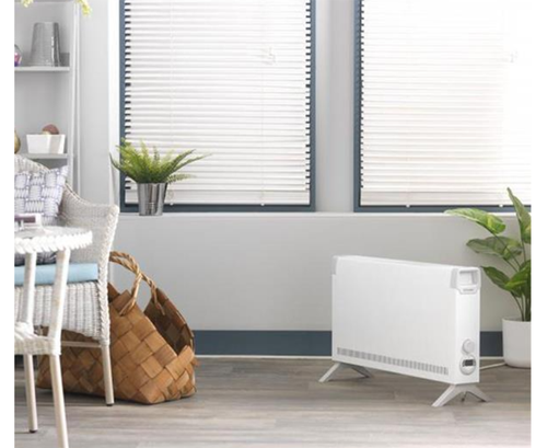 Dimplex 3kW electric convector heater with timer, efficient heating, available at Keans Claremorris.