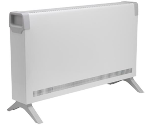 Dimplex 3kW convector heater with 7-day timer, thermostat, adaptive start, portable design – available at Keans Claremorris.