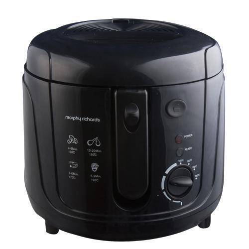 Morphy Richards 2.5L Bowl Fryer, 1800W, timer, black finish – available at Keans Claremorris.