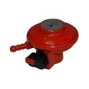 Low Pressure 27mm Patio Gas Regulator 37mbar with Fulham Nozzle for BBQs and heaters - Keans Claremorris