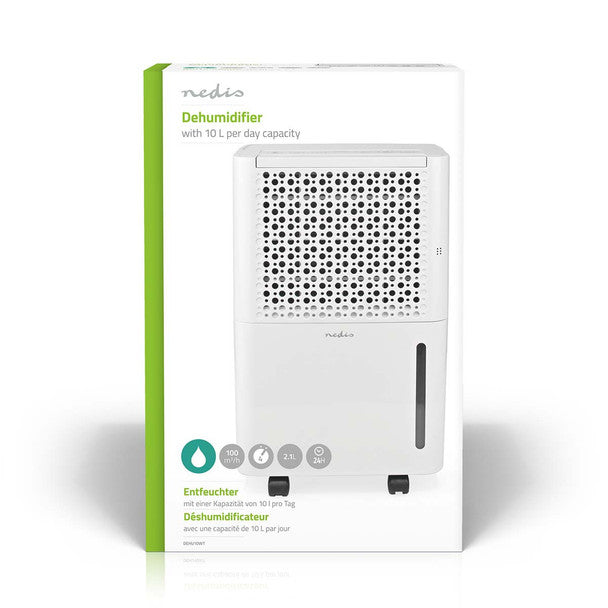 Nedis 2.1L Dehumidifier 405831 – compact, efficient moisture remover – available at Keans Claremorris