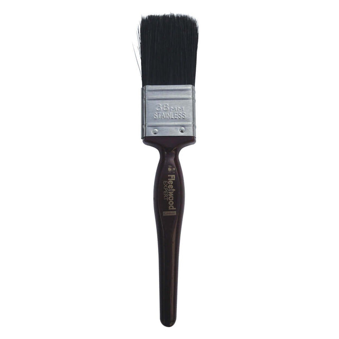 Fleetwood Expert 1.5" Paint Brush with Bristle & Nylon, ideal for emulsion, oil paints, fast application – Keans Claremorris