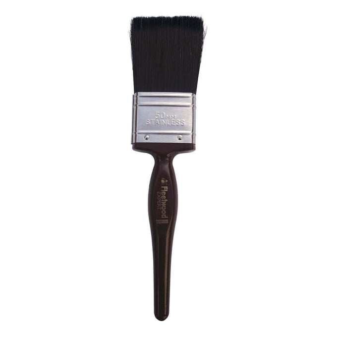 Fleetwood Expert 2" Paint Brush with Bristle & Nylon, ideal for emulsion, oil paints, fast application - Keans Claremorris