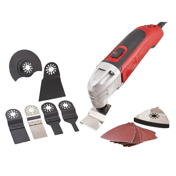 Olympia Tools 300W Multi-Tool with blades, sanding pad, scraper, soft grip, variable speed – Keans Claremorris