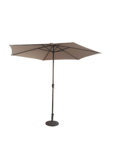 3m Taupe Parasol With Crank