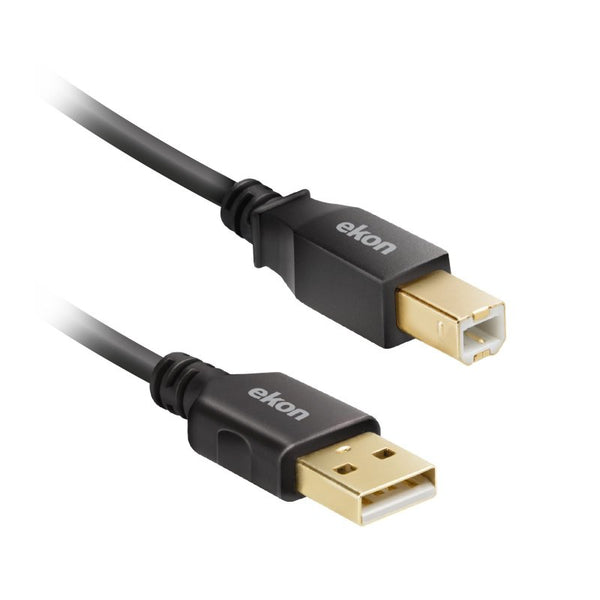 Cable Usb 2.0 - Usb B, 5 mt, Gold