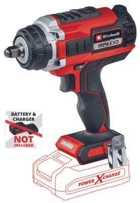 EINHELL 18V Brushless 400Nm Cordless Impact Wrench with LED, 3 Speeds, Bit Adapter, Nut Set – Keans Claremorris