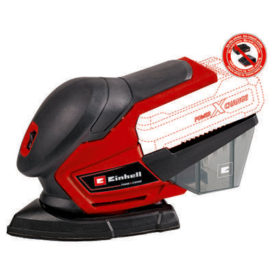 EINHELL 18V Detail Sander Solo with Extreme Fix, dust extraction, compact design, 6 abrasive sheets – Keans Claremorris