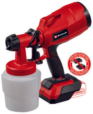 EINHELL 18V cordless paint sprayer with adjustable air cap, softgrip handle, 800ml container – Keans Claremorris