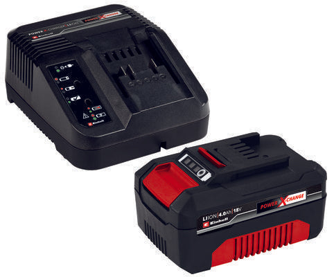 EINHELL 18V 4.0Ah PXC Battery & Charger Kit with fast charging, LED display, rubber-coated, universal use - Keans Claremorris