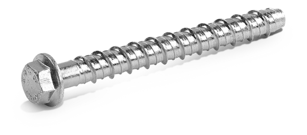 R-LX M10 12.5x120mm Zinc Plated Concrete Screw Anchor, Hex Flange, Reusable, High Performance – Keans Claremorris