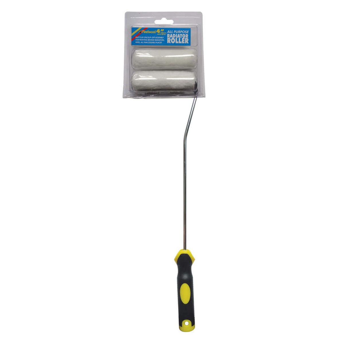 Fleetwood 4" Radiator Roller & Sleeve with long handle for hard-to-reach areas, smooth surfaces – Keans Claremorris