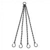 Gardman heavy duty 50cm hanging basket chain, rust-resistant black steel, 4-point double link with hook – Keans Claremorris