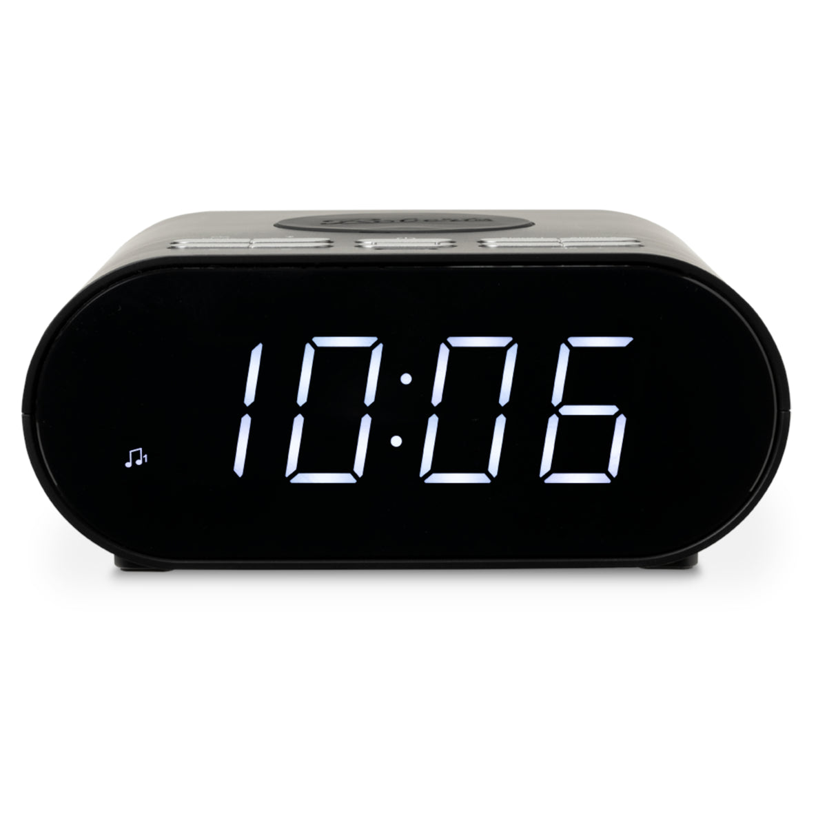 Roberts Ortus Charge FM Radio with Bluetooth, dual alarms, wireless Qi charging, USB port – available at Kean’s Claremorris.