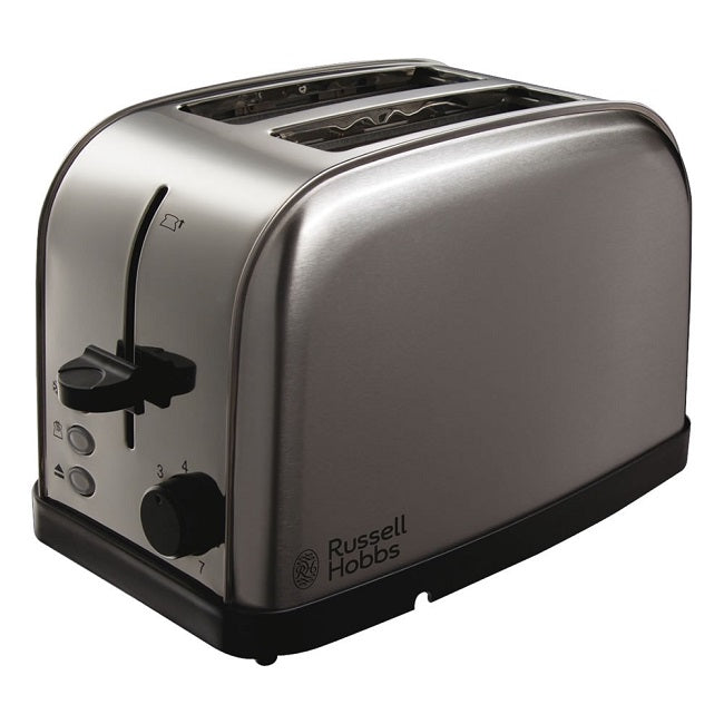 Russell Hobbs Futura 2 Slice Toaster with variable browning, frozen bread setting, stainless steel finish - Keans Claremorris