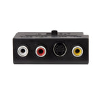 Load image into Gallery viewer, Video Adapter scart 21 pin male to 3 RCA female + S-VHS female with switch
