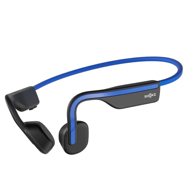 Shokz OpenMove Elevation Blue bone conduction headphones, open-ear, Bluetooth 5.1, 6-hour battery, IP55 sweatproof – Keans