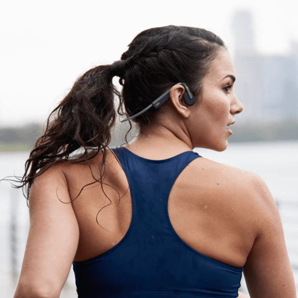 Shokz OpenMove Elevation Grey wireless bone conduction headphones – lightweight, open-ear design | Keans Claremorris