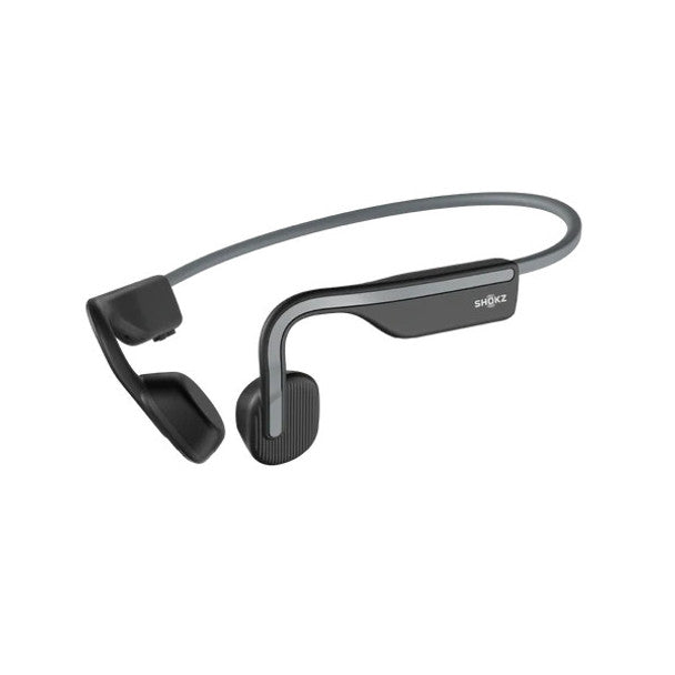 Shokz OpenMove Elevation Grey wireless bone conduction headphones, Bluetooth 5.1, 6-hour battery, lightweight, at Kean’s