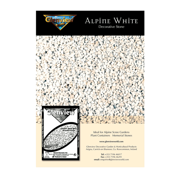 Glenview Alphine White 25Kg - KeansClaremorris