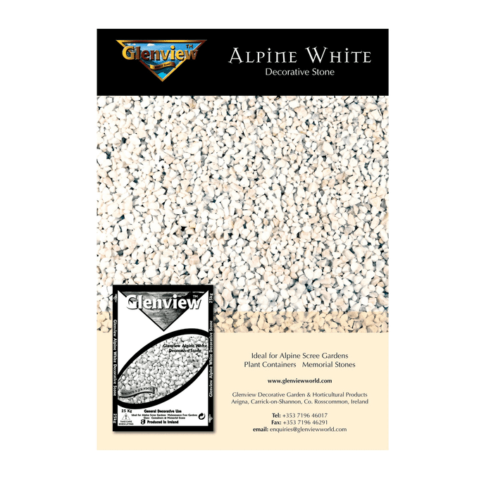 Glenview Alphine White 25Kg - KeansClaremorris