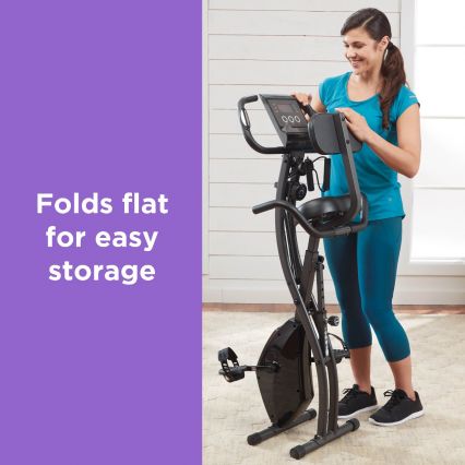 Slim Cycle 2-in-1 Exercise Bike for home workouts, compact design, available at Keans Claremorris.