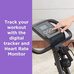 Slim Cycle 2-in-1 Exercise Bike for home workouts, compact design, available at Keans Claremorris.