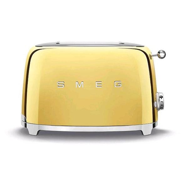 SMEG Gold 50s Style Two Slice Toaster