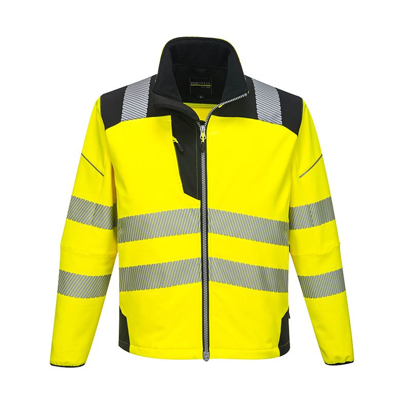 Portwest Hi-Vis Softshell Jacket Yellow M