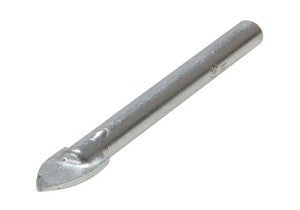 Faithfull Tile & Glass Drill Bit with tungsten carbide tip, 3 sizes, for precise drilling of glass and tiles – Kean’s