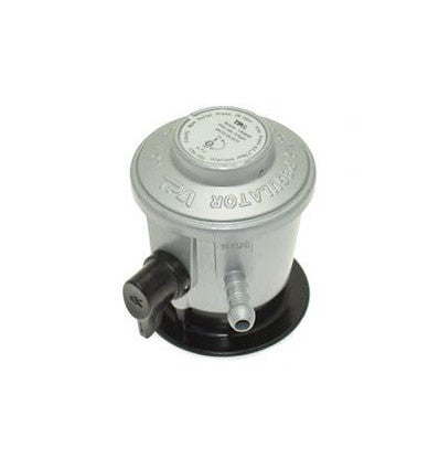 TPA LR29AR Butane Gas Regulator 29mbar with excess flow valve for Irish cylinders, compatible with BBQs and camping stoves -