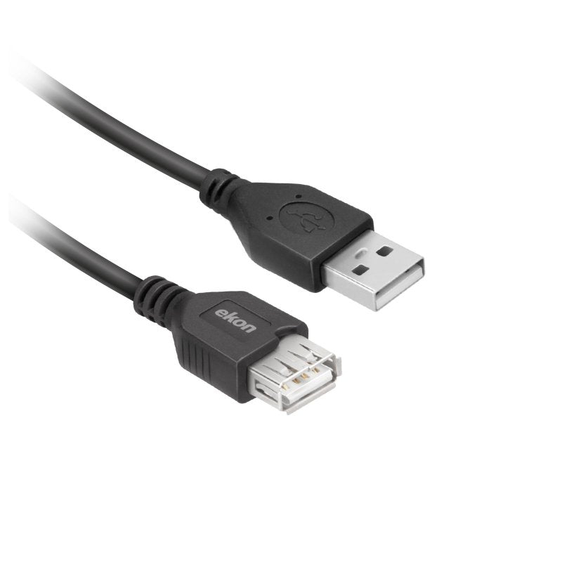 USB extension cable 2.0 type A male to type A female length 3 m. nickel plated     OD=4.0mm