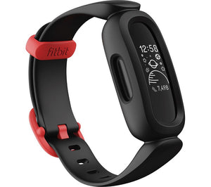 FitBit Ace 3 Kits Fitness Tracker Black & Red 