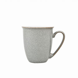 Denby Elements Light Grey Coffee Beaker Mug, durable stoneware, modern design - available at Keans Claremorris