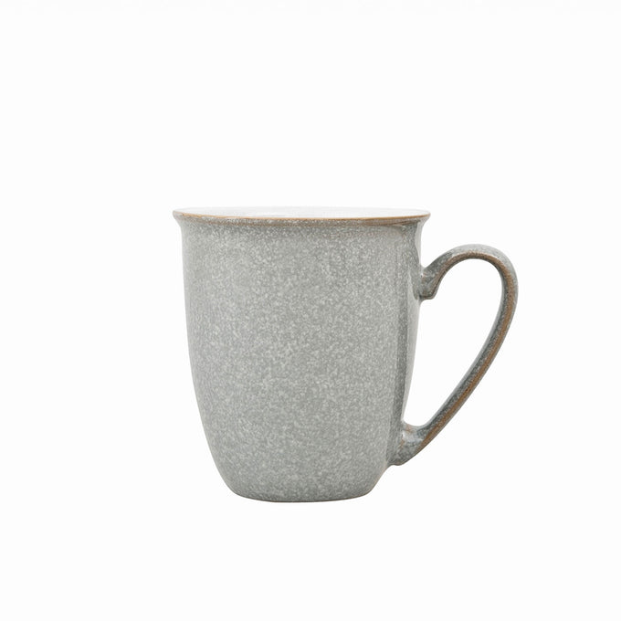 Denby Elements Light Grey Coffee Beaker Mug, durable stoneware, modern design - available at Keans Claremorris
