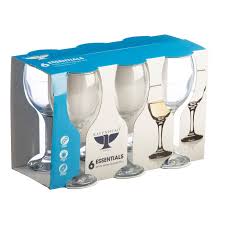White Wine Glasses Set of 6