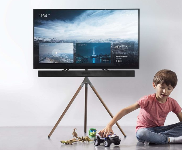 TV Stand WM7471 by One For All, tripod universal for 32"-65" screens, max 30kg, dark finish - Keans Claremorris