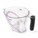Oxo 1L Angled Measuring Jug with easy-read top markings, non-slip handle, dishwasher safe, available at Keans Claremorris.