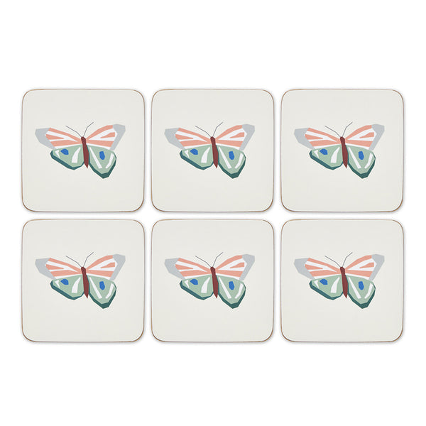 Pimpernel Papillon Coasters Set of 6
