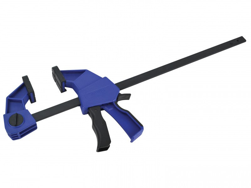 Faithfull 300mm Bar Clamp & Spreader, heavy-duty ABS plastic, steel bar, single-handed, quick-release – available at Kean’s