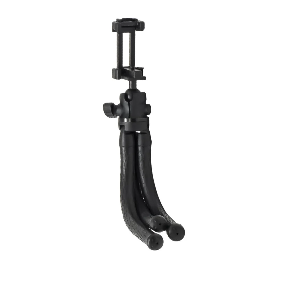 You Star Content Creator Flexible Tripod Black YS2207, adjustable legs for versatile mounting - Keans Claremorris